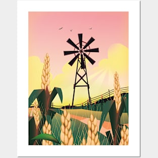 Rural Farmyard Posters and Art